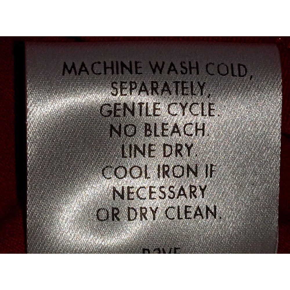 Eileen Fisher Women Shift Dress Red  Long Sleeve Round Neck Pullover XS - Picture 9 of 10